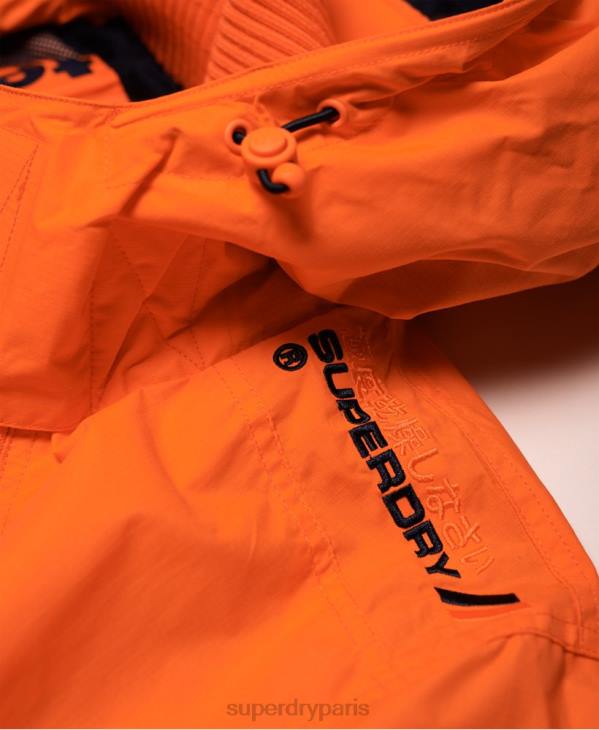 Superdry Hommes veste technique à capuche pop zip sd-windcheater D64Z4791 vêtements bleu